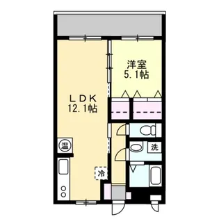 ユーミーマンションバウムI【3階】の間取り