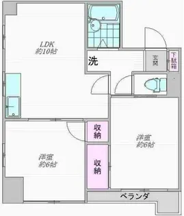 ヴィップ上池袋【6階】の間取り