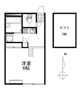 チロルハイツ【1階】の間取り