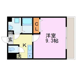 ルーチェソラーレ【3階】の間取り