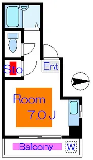 サンハイツスギヤマ【2階】の間取り