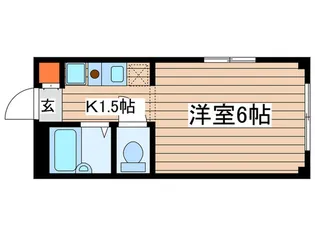 ビバリ-ヒルズC【1階】の間取り