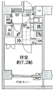 メイクスデザイン門前仲町【10階】の間取り