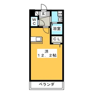 カーサ山之手K.S【2階】の間取り