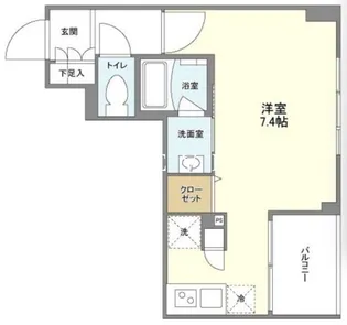 MAハイツ茗荷谷【2階】の間取り