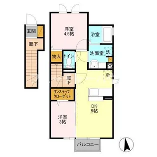 東原シティハウス【2階】の間取り