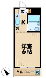 ベルエポック松木【4階】の間取り