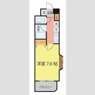 HIKOハイツ【7階】の間取り
