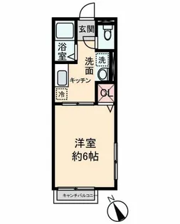テロワール 阿佐ヶ谷【1階】の間取り