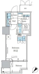 HARUMI FLAG PORT VILLAGE B棟【5階】の間取り