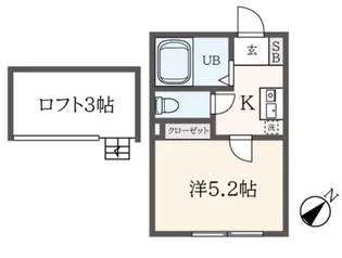 リンクスファースト【1階】の間取り
