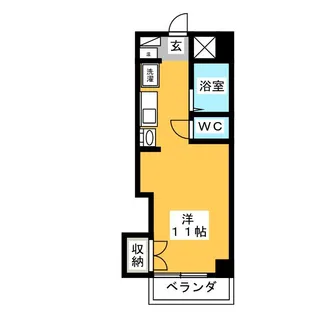 CASA本郷【9階】の間取り