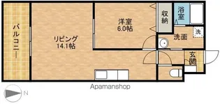 ノースヒル【3階】の間取り