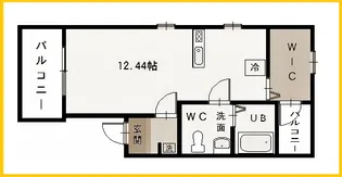 YOKOHAMA BAY WEST【5階】の間取り