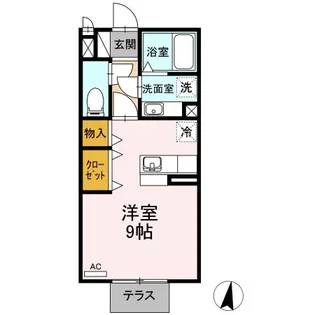 セジュール辻II【2階】の間取り