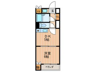 ラピタ扇町【3階】の間取り