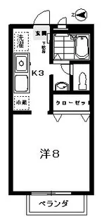 イーストハイツ【1階】の間取り