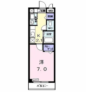 フィオーレ【1階】の間取り