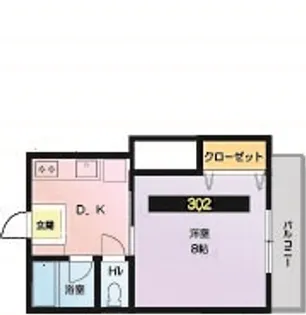 ローヤルハイツ都築【3階】の間取り