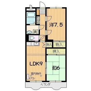 ピソシグロ【1階】の間取り