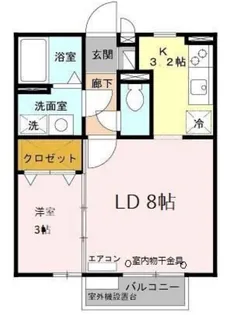 サンライズ城南【2階】の間取り