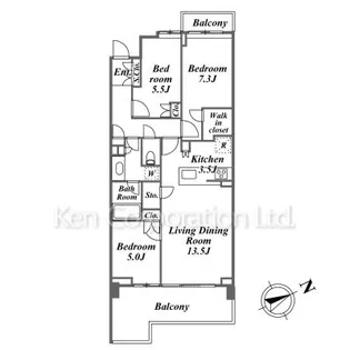 吉祥寺御殿山HOUSE【2階】の間取り