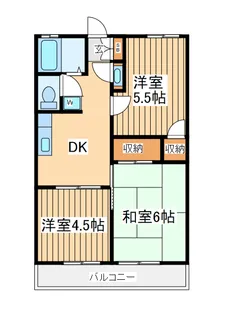 エム.グリーンハイツ南山田 A【2階】の間取り