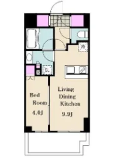 Brillia早稲田鶴巻町【5階】の間取り