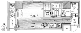 メインステージ錦糸町IV【11階】の間取り