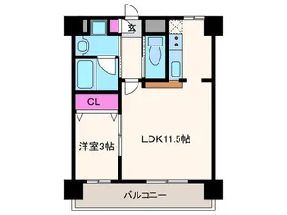 ONE VISION【4階】の間取り