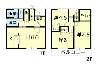 コンコース長嶺の間取り