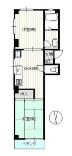 クラウンハイツ【3階】の間取り