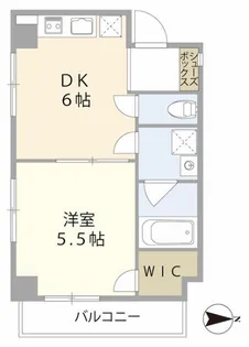 GLANZ【8階】の間取り