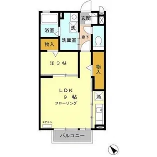 アドミラーブル【2階】の間取り