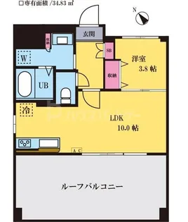クオーレダイキ【4階】の間取り
