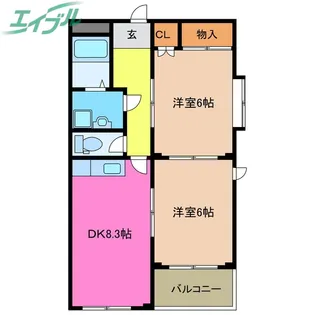 フォレスタ【2階】の間取り