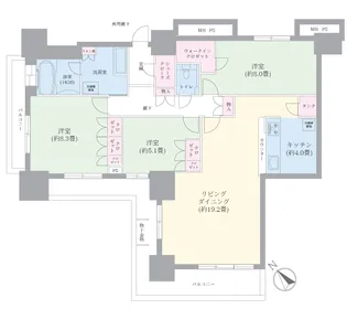キャナルファーストタワー【42階】の間取り