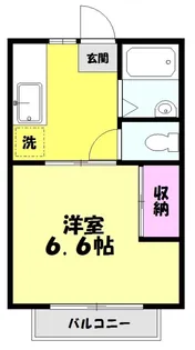スカイコーポ【2階】の間取り