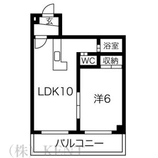 FC Farnest北円山(旧:第16藤栄ビル)【4階】の間取り