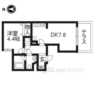 ParkSideMibuannex【1階】の間取り