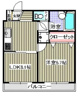 マノワール壱番館(K-102)【4階】の間取り