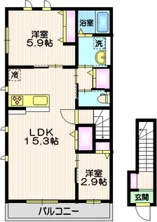 Maison Plant【2階】の間取り