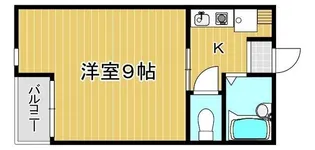 MOON下到津D棟【1階】の間取り