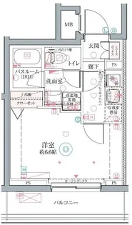 クレヴィスタ井荻【4階】の間取り