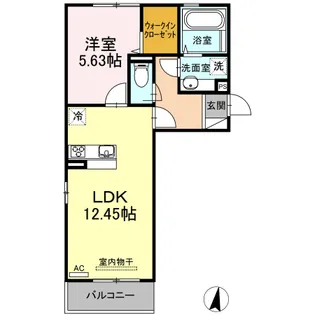 イストワールF IV【1階】の間取り