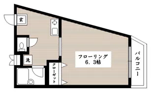 TS一之江駅前ビル【3階】の間取り