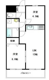 東財パステルメゾン昭島【3階】の間取り