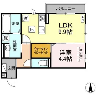 noria【1階】の間取り