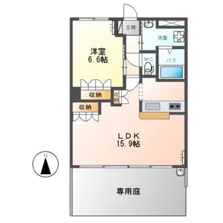 プランドール【1階】の間取り