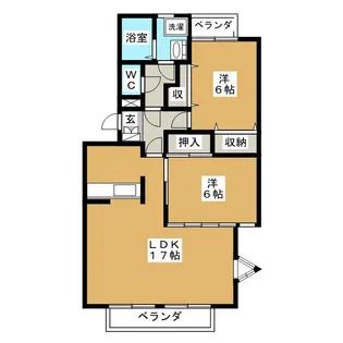 パレス・ド・エトワール【3階】の間取り